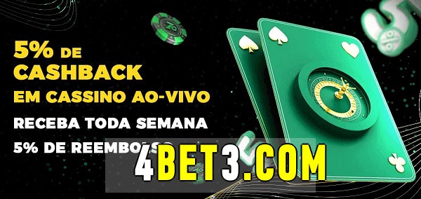 Promoções do cassino ao Vivo 4bet 